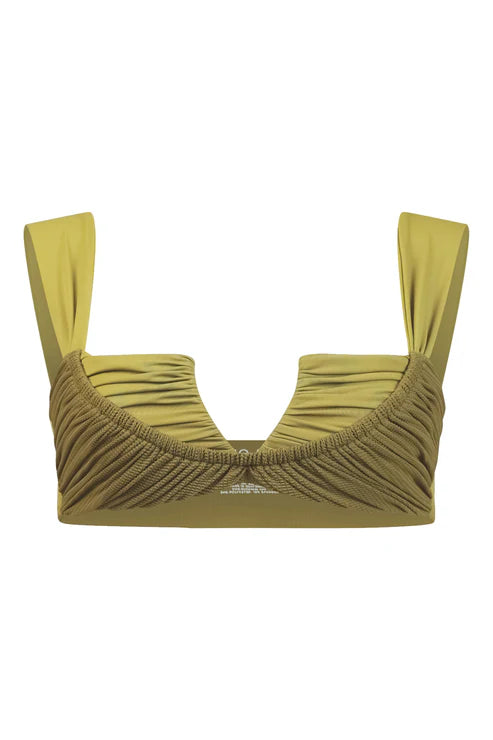 Sage green bikini top