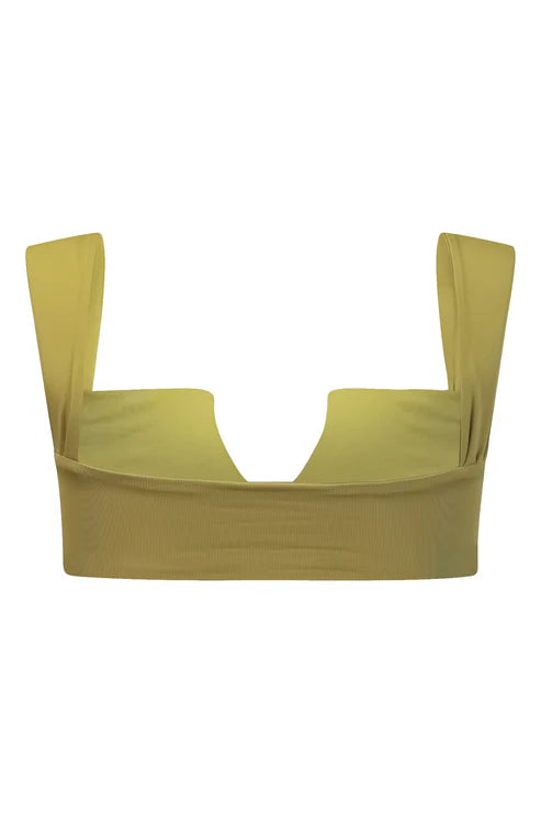 Sage green bikini top