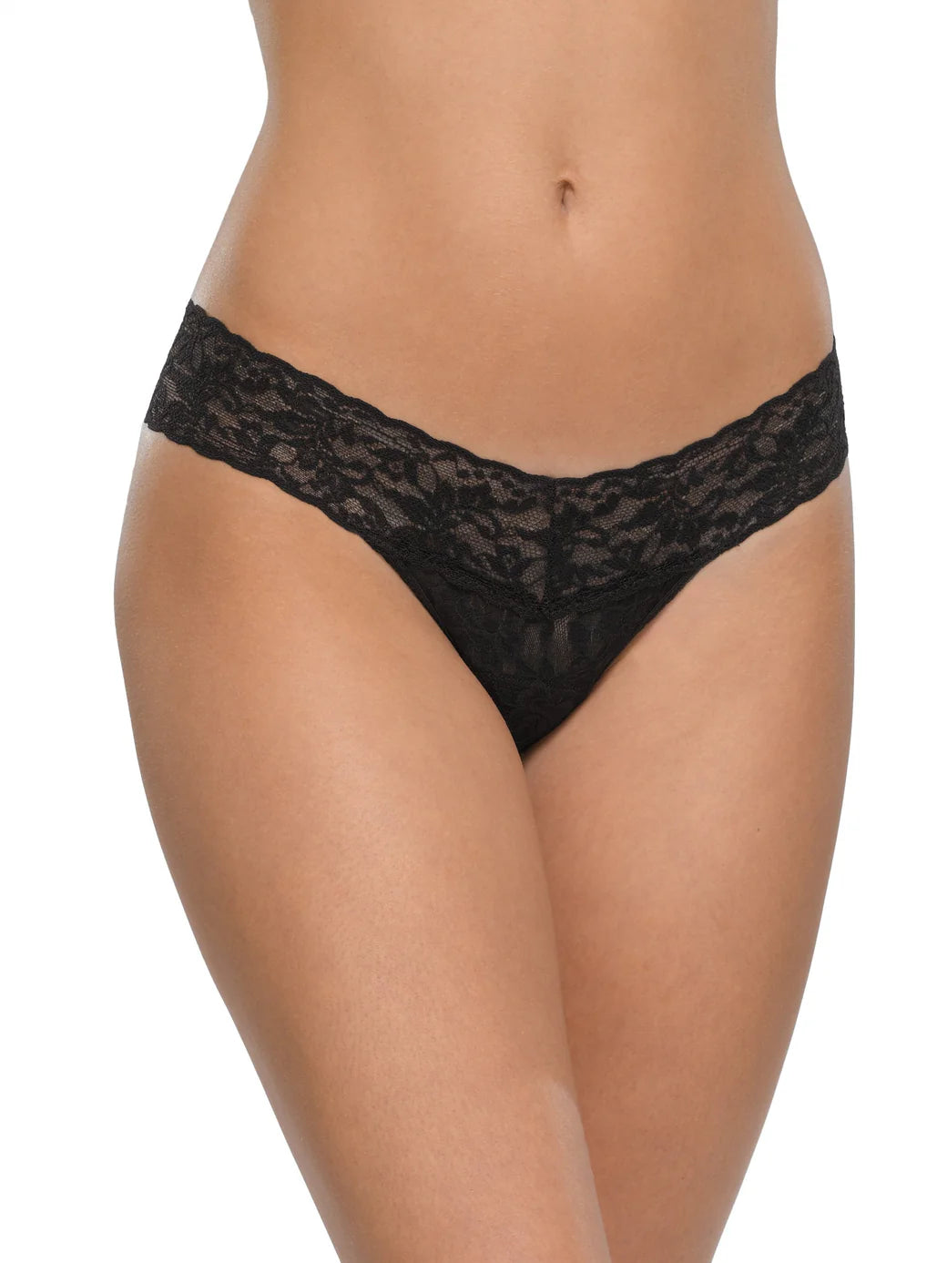 Woman in Black lingerie