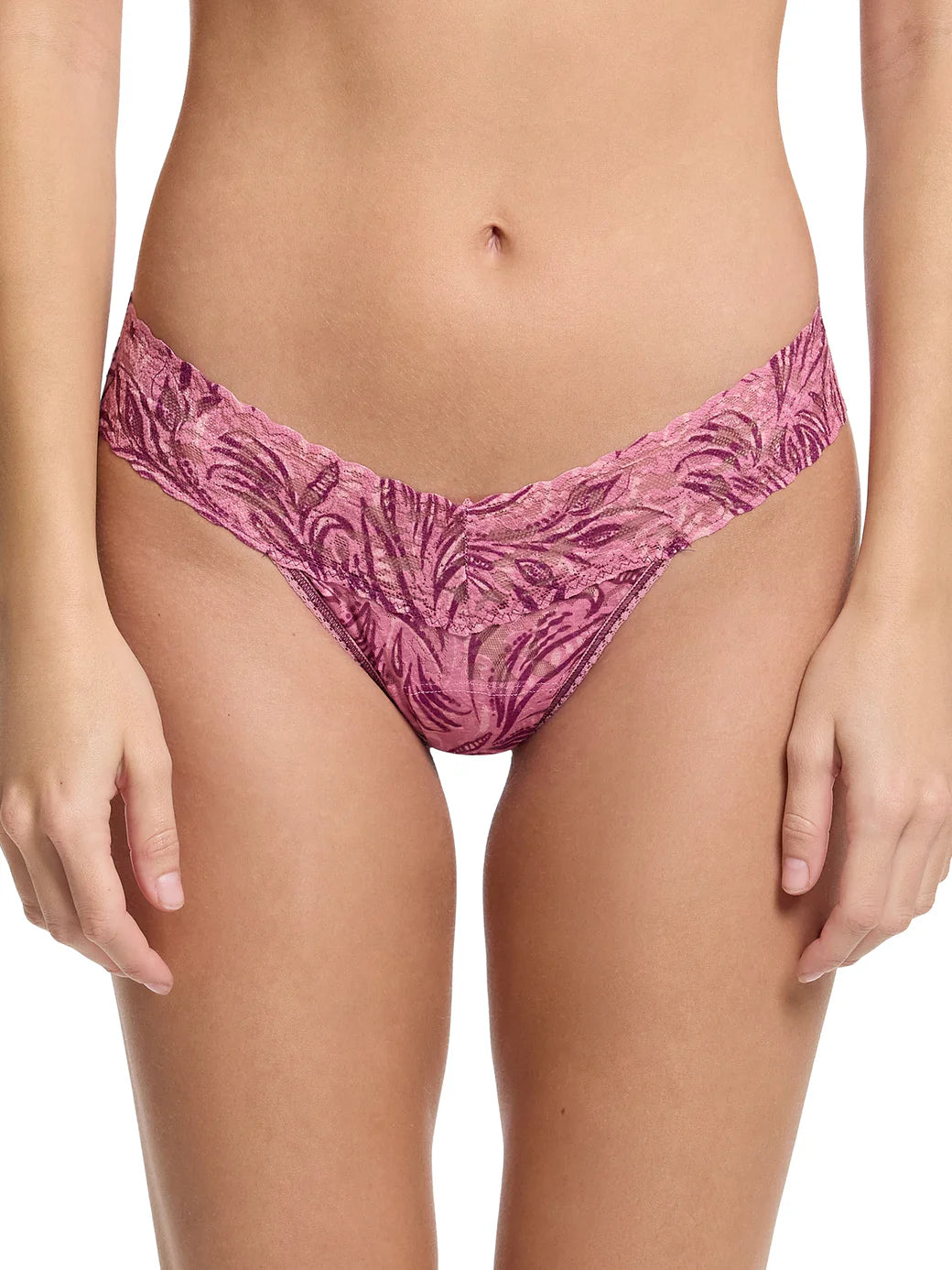 Woman in Animal print Lingerie