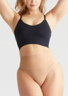 YUMMIE SHAPING THONG SEAMLESS - ALMOND