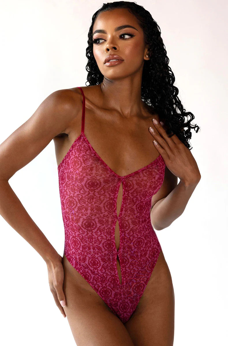 woman in bodysuit