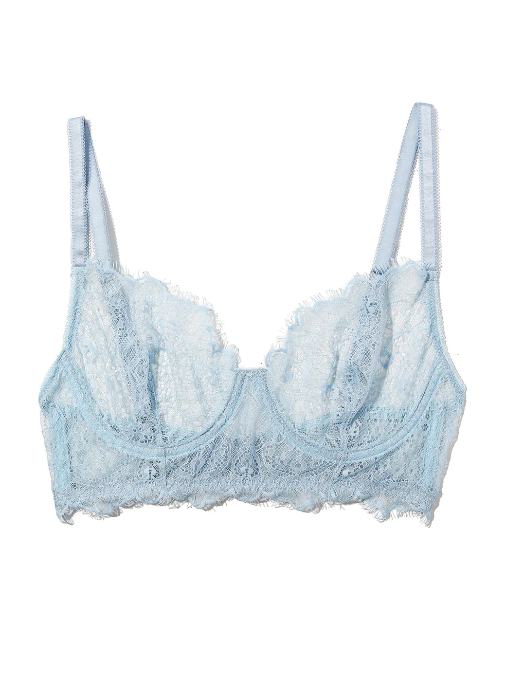 HANKY PANKY Sheer Seduction Underwire Bra (Touch The Sky Blue)