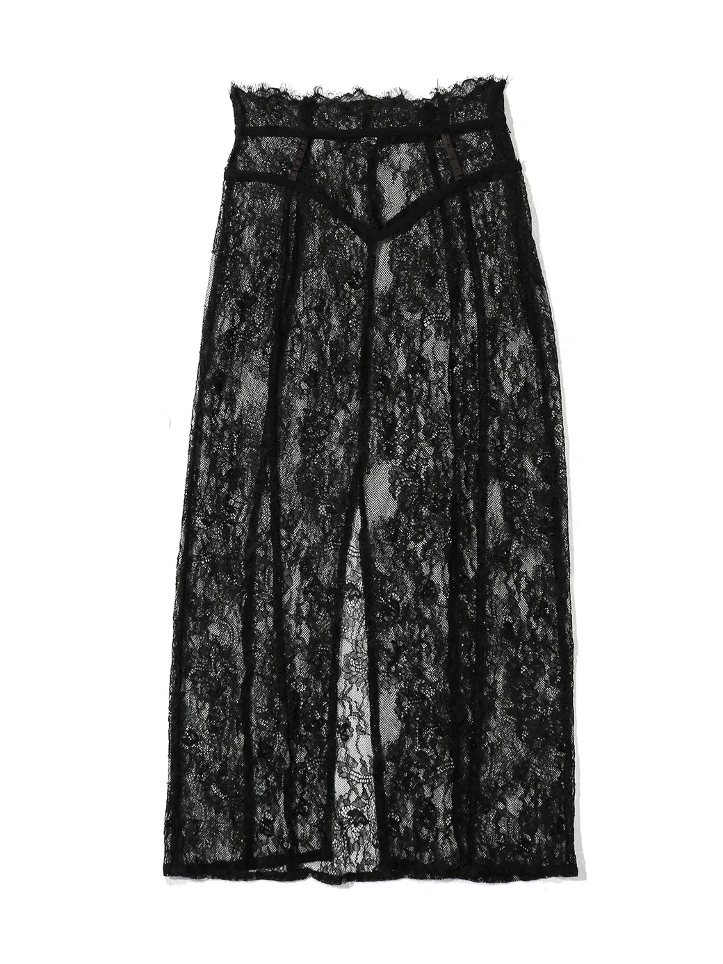 black lace lingerie skirt