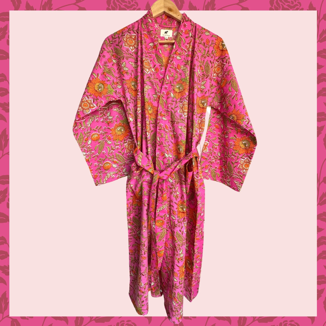 FLORAL ROBE