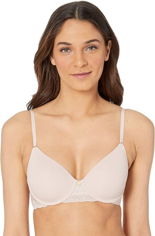 woman in beige bra