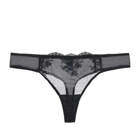 lace floral thong