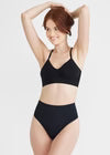 YUMMIE SHAPING THONG SEAMLESS - BLACK