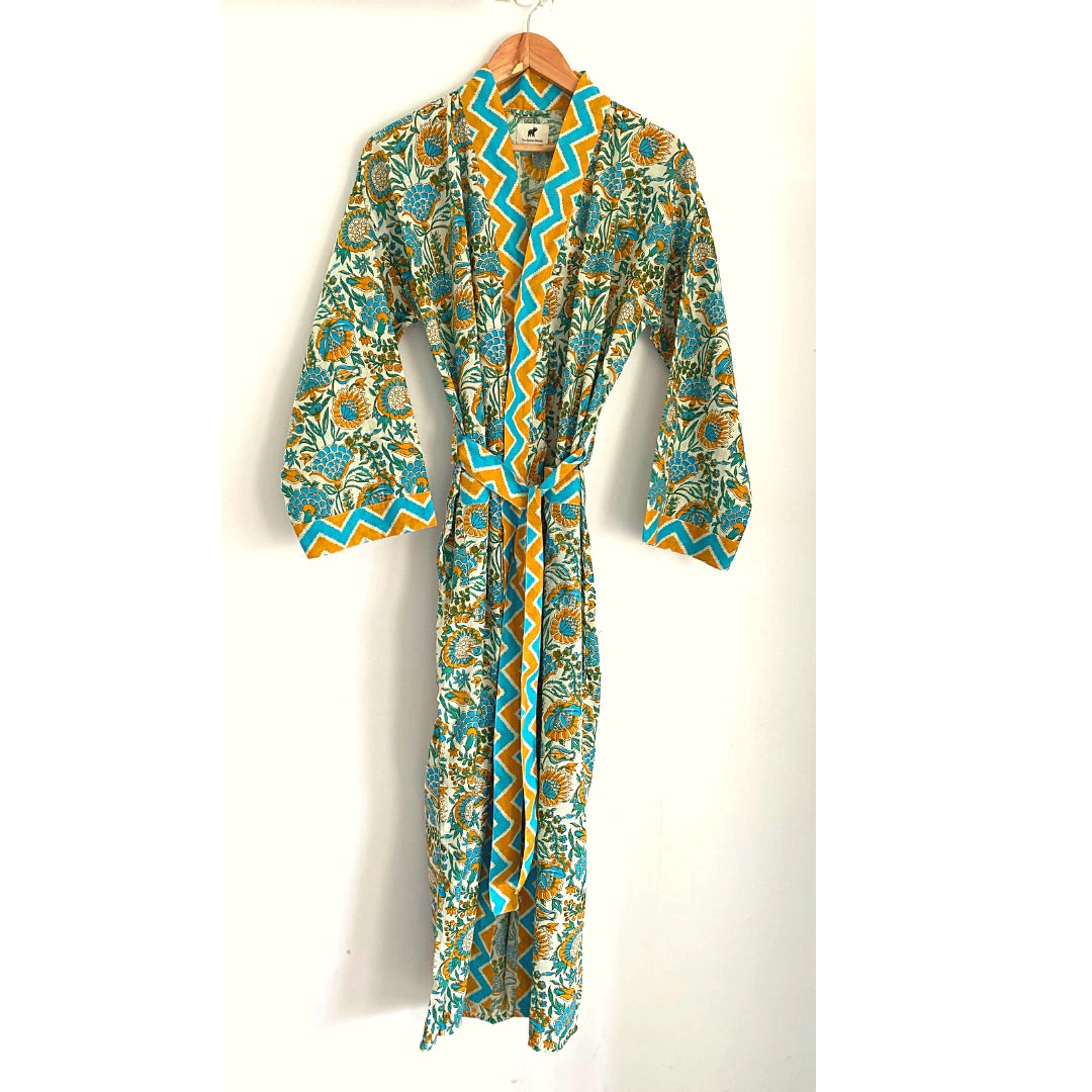 FLORAL ROBE