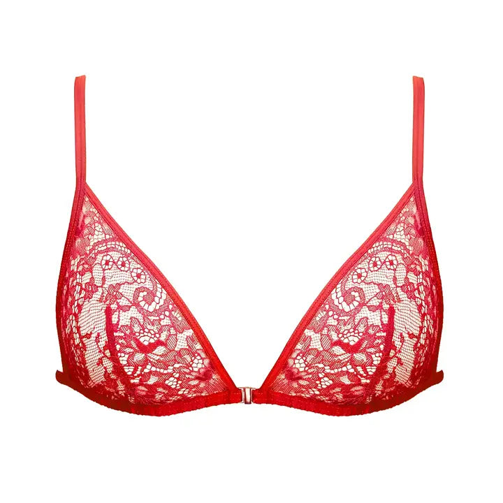 red lace bra