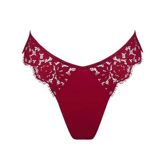 red highleg panty